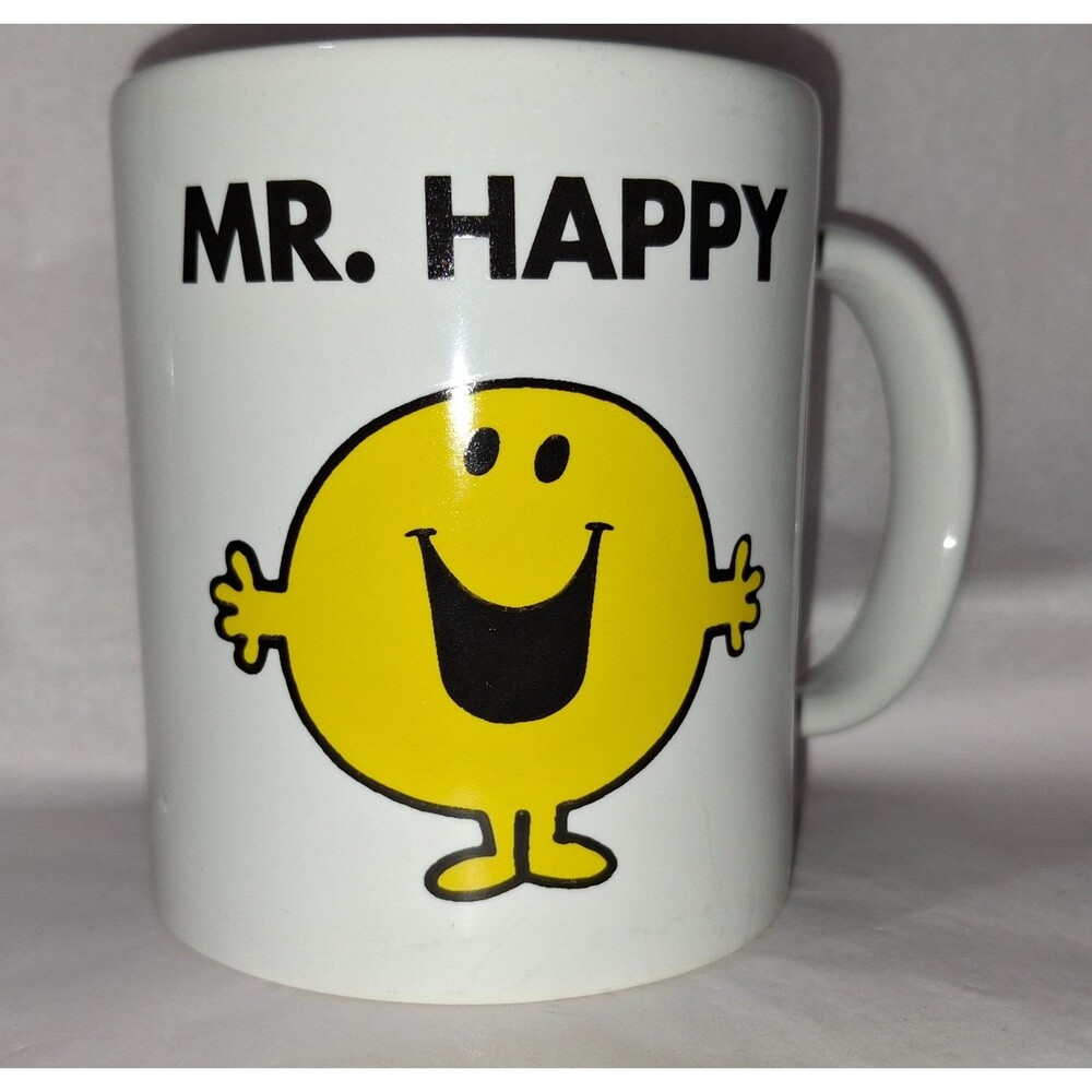 Thoip Mr. Happy Coffee Cup Mug Roger Hargreaves From Mr Men Little Miss 2017